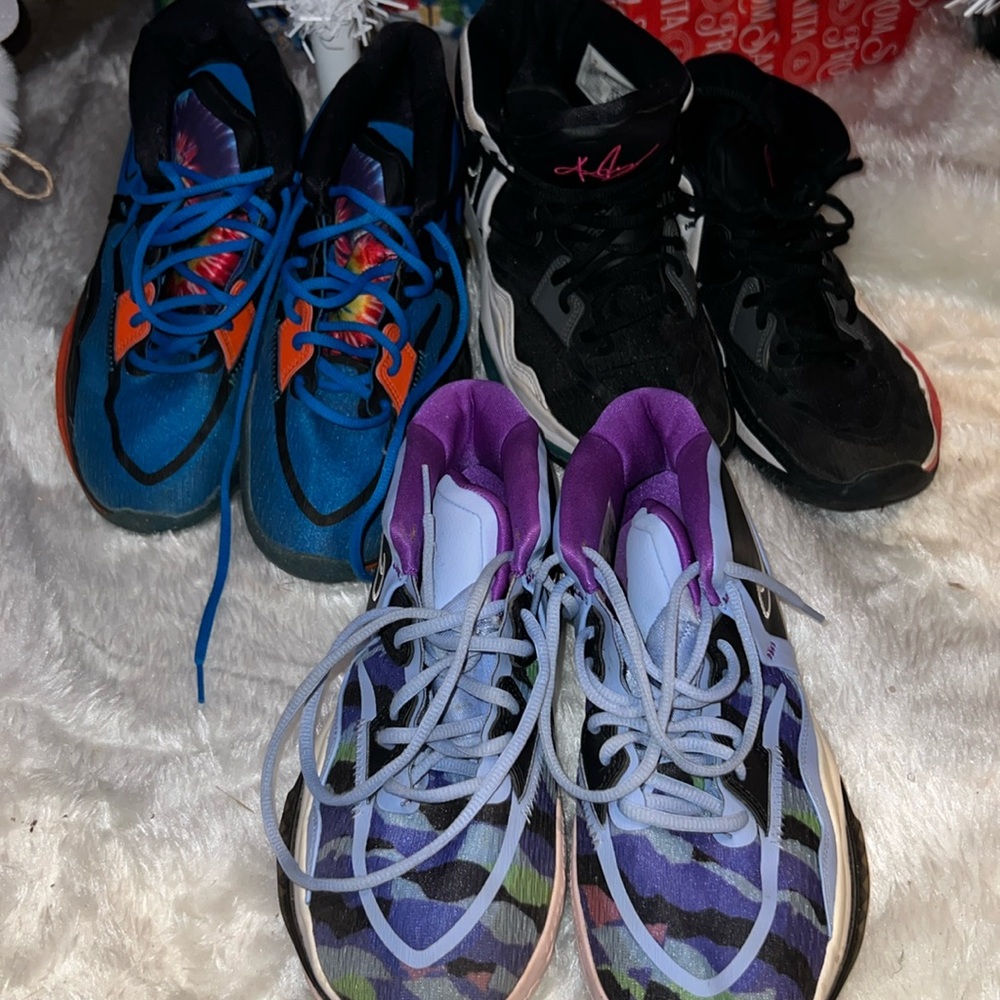 3 pair Kyrie sneakers